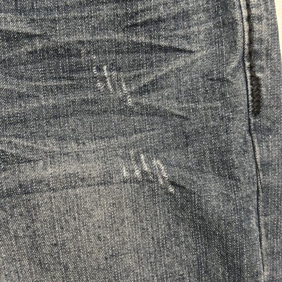 Xtreme Couture Jeans 30 x 32 Y2K Biker Embroidered Flip Pockets Straight Leg - Picture 9 of 16